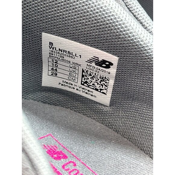 New Balance Fuelcore Nergize Womens Slip-On Sneakers Size 12 Gray Pink Comfort - Picture 5 of 9